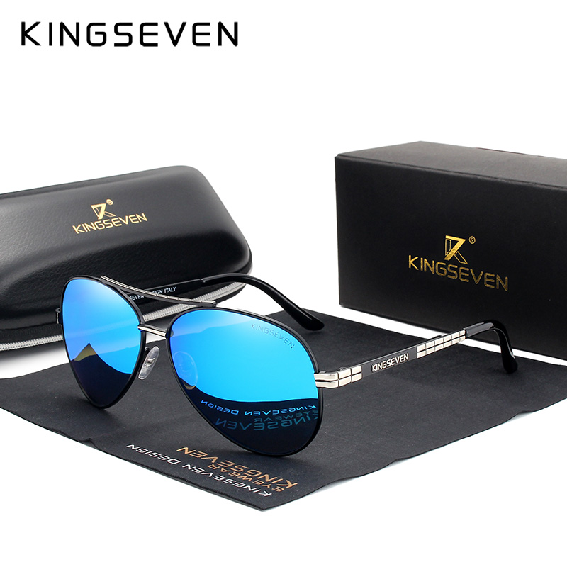 Sunglasses Aviator Polarized - Kingseven 2024 Nieuw Ontwerp Luchtvaart Legering
