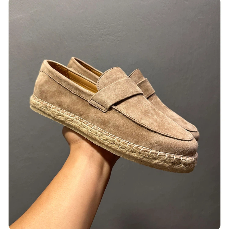 Espadrille Slip On - YETTIES Heren Espadrilles van Ademend Schapen