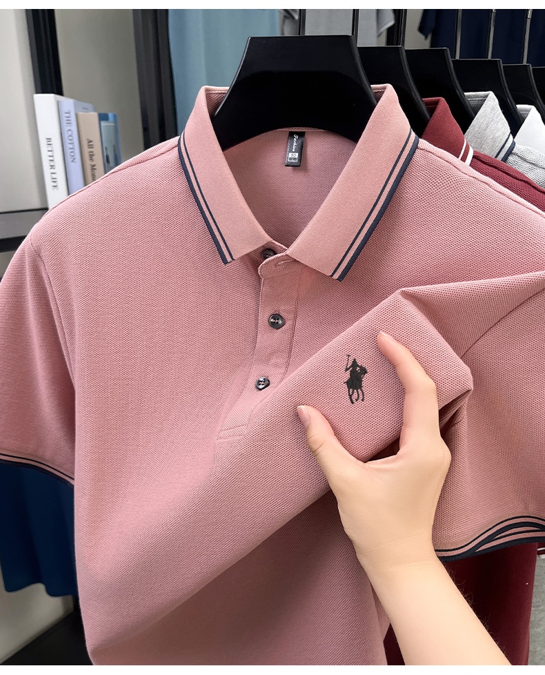 Zomerpolo met gestreepte kraag - Polo Shirt Pique recensie en prijs