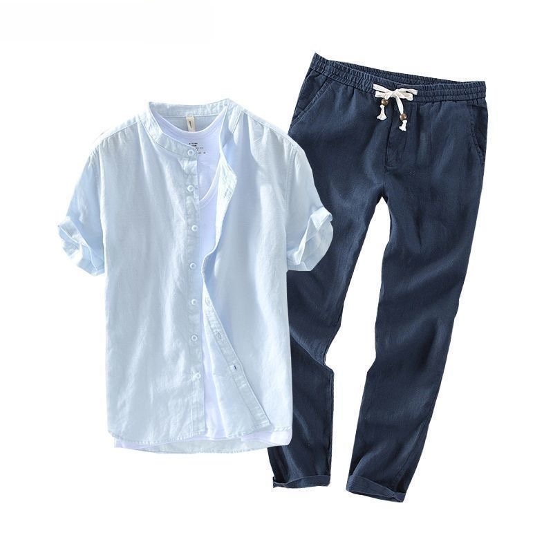 Heren linnen casual overhemd e - Linen Shirt Breathable recensie en prijs