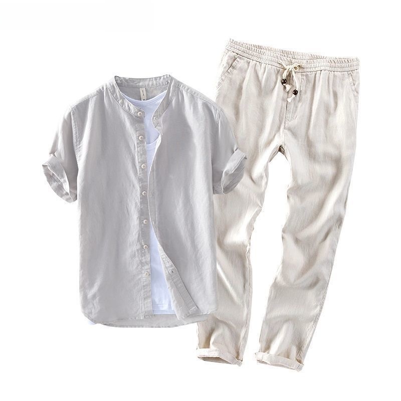 Heren linnen casual overhemd e - Linen Shirt Breathable recensie en prijs